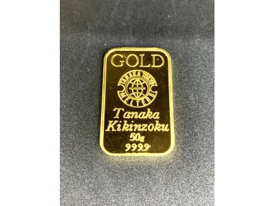 田中貴金属インゴットお買取りしました。