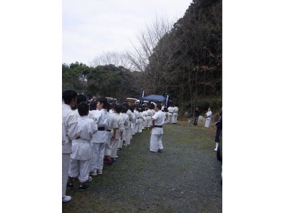 励士館さんの寒稽古へ　23-2