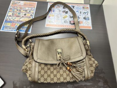 グッチ タッセルバンブー 2wayショルダーバッグ 売却いただきました。