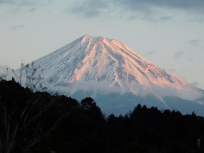 今朝の富士