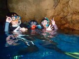 沖縄　ダイビング　青の洞窟スノーケリング