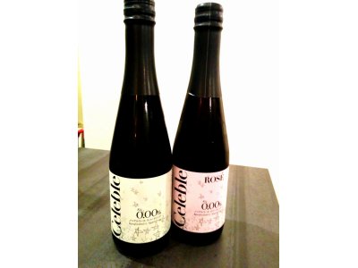 ノンアルコールワイン セレブレ (白、ロゼ)  ボトル  (355ml)