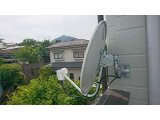 糸島の志摩師吉でBSテレビアンテナ工事