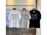 メゾン マルジェラ Tシャツ ホワイト グレー ブラック 流れるロゴ Maison Margiela