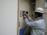 高等学校空調機設置電気設備工事