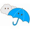 今日は、くもり雨です。