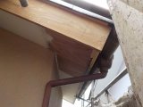 破風板取り換え軒天張替え所沢氏コスモスペイントの木部鉄部塗装