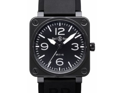 ベル＆ロス BR01-92 セラミック BR01‐92BC‐AL 新品 腕時計 メンズ 送料無料