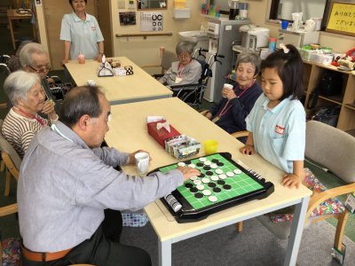 お孫ちゃんほどのお子様と対戦開始！
