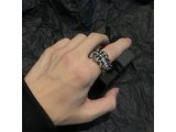 優雅で王者 クロムハーツ リング 銀色の花 花柄 繊細な 指輪 CHROME HEARTS