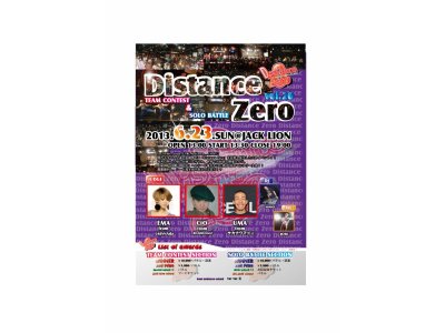 Distance Zero vol.20 詳細!!