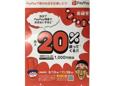 街Ｐ祭！ＰａｙＰａｙ（ペイペイ ）でのお支払いで２０％戻ってくるキャンペーン中！ターゲットゴルフ