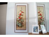 立葵紫陽花に蜻蛉図(たちあおいあじさいにとんぼず)
