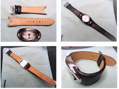 NO 322　ショパール　腕時計用　革ベルト製作　#3