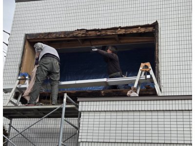 サッシ取替工事③