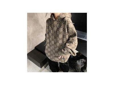 GUCCI パーカー GGモノグラム オーバーサイズ フード付き カンガルーポケット グッチ