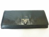 長財布　プラダ　PRADA　カーフ　1M1132　市川駅　買取