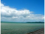 沖縄県うるま市：海中道路の海