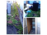 管理会社の依頼でアパート周りの放置物撤去処分 札幌市豊平区 便利屋タクミ