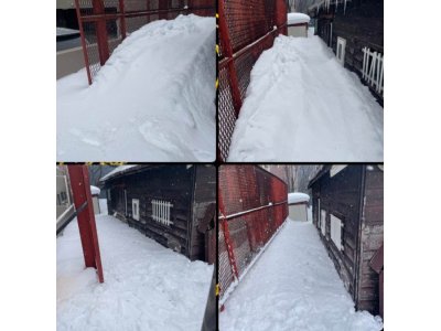 中央区 隣の敷地に