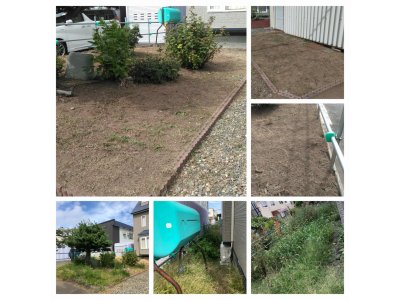 札幌市北区屯田にて草刈
