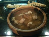 パパセカと鶏肉のスープ作りました。