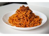 ミートソースパスタ