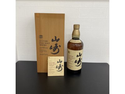 山崎12年 ピュアモルト 特級表記 760ml 木箱 お買取致しました！