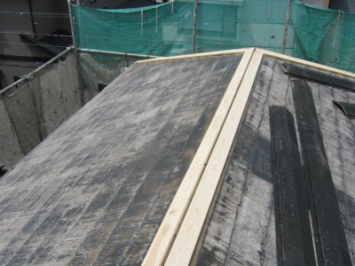外壁塗装、川越市、コスモスペイントの外壁6回塗り、屋根遮熱塗装と屋根修理