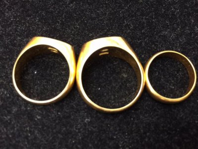 [印台リング 純金リング」お買取りさせて頂きました! 金買取価格高騰中