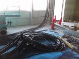 つくばの工場の電気工事