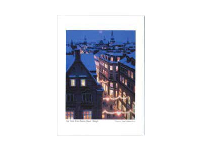 クリスマスカード（当館オリジナル）「ソリからの眺め」