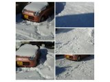 白石区本通りにて マンション駐車場の除雪 札幌市便利屋 TAKUMI合同会社