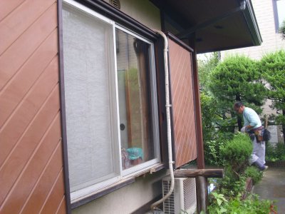 雨戸取替工事①
