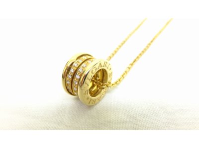 ブルガリの定番 ビーゼロワン YGネックレス をお持ちいただきました。