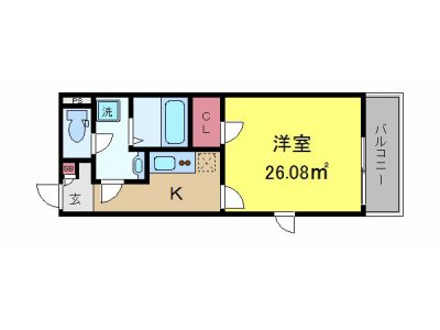 大阪市平野区平野西で家具家電付の新築１Ｋ募集開始！
